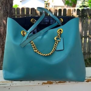 Coach chain tote